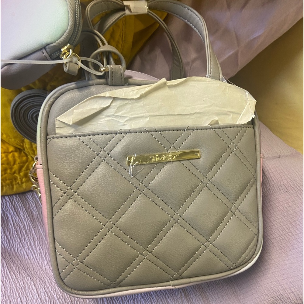 Betsey Johnson Satchel with Pouch Purse - Picture 8 of 9